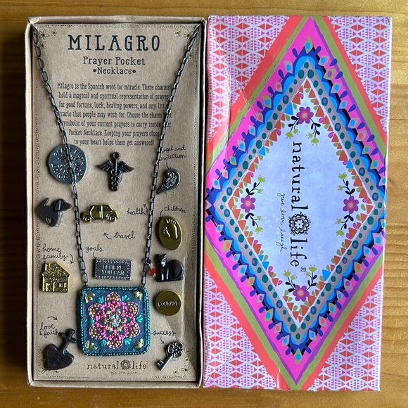 NATURAL LIFE Jewelry - Natural Life Milagro Prayer Pocket Necklace